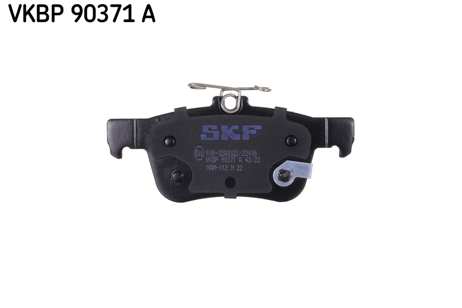 stabdžių trinkelių rinkinys, diskinis stabdys - VKBP 90371 A SKF